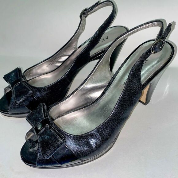Anne Klein iFlex Danita Slingback Peep Toe Heel Womens 7.5 - Picture 1 of 5
